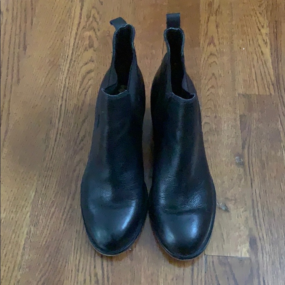 Sam Edelman Black Leather Booties